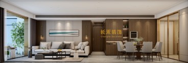 碧桂園現代簡約客廳效果圖