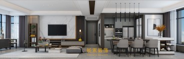 碧桂園現(xiàn)代簡約客廳效果圖