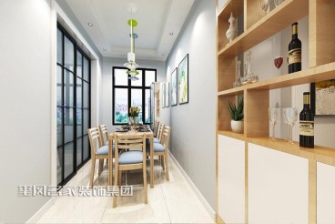 建成西府現代簡約餐廳效果圖