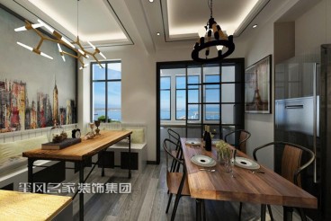 中正公館工業(yè)風(fēng)餐廳效果圖