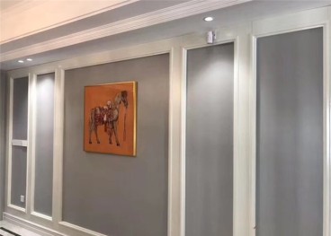 國興北岸江山美式客廳效果圖