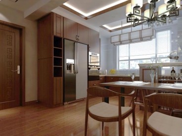 福林小鎮(zhèn)中式餐廳效果圖