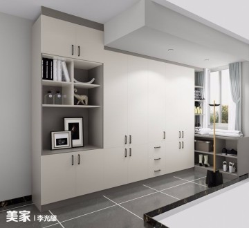 財(cái)富壹號融悅現(xiàn)代簡約衣帽間效果圖
