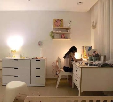陽光首院現代簡約臥室效果圖
