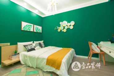 美倫環(huán)球港現(xiàn)代簡(jiǎn)約臥室效果圖