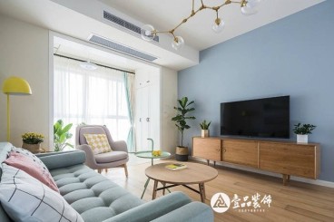 中海天悅府北歐客廳效果圖