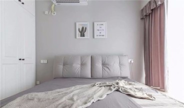 陽(yáng)光汾河灣北歐臥室效果圖