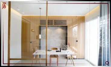 湯山玉蘭公館現(xiàn)代簡約餐廳效果圖