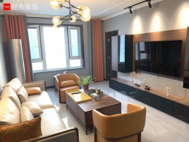 上海城工業(yè)風(fēng)客廳效果圖