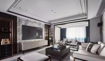 【福地隆城】新中式效果圖鑒賞新中式背景墻效果圖