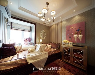 常發(fā)豪郡住宅歐式古典臥室效果圖