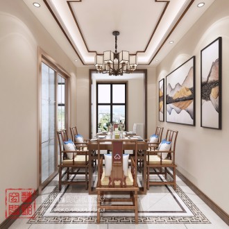 路北   鳳凰湖畔新中式餐廳效果圖