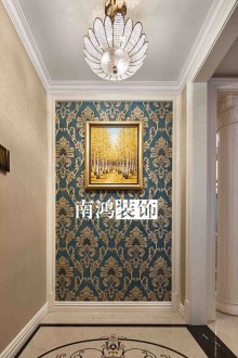鼎悅府簡歐玄關(guān)效果圖