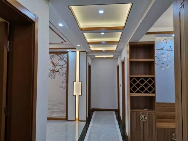 錦華御府新中式玄關(guān)效果圖