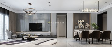 佳華領(lǐng)匯廣場(chǎng)現(xiàn)代簡(jiǎn)約客廳效果圖