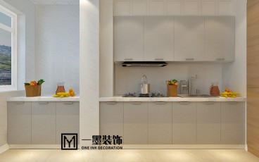 郡赫城現代簡約廚房效果圖
