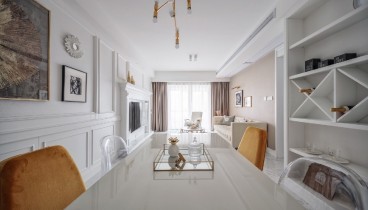 中建御景星城現(xiàn)代簡約餐廳效果圖
