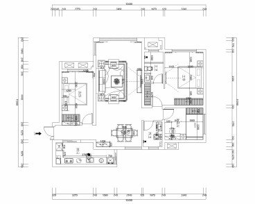 帝壹園三期3-12-3現(xiàn)代簡約戶型圖