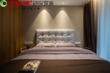 中山小區(qū)現(xiàn)代簡約臥室效果圖