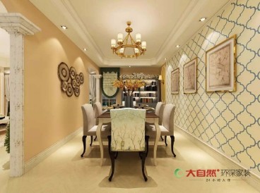 中山小區(qū)美式餐廳效果圖