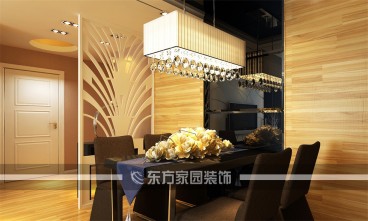 曉港名城現(xiàn)代簡約餐廳效果圖