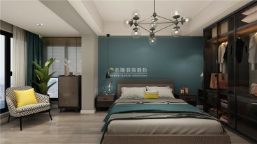 北辰三角洲現(xiàn)代輕奢臥室效果圖