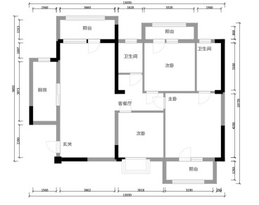興華御水瀾灣現代簡約客廳效果圖