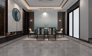 金昌·白鷺金岸新中式餐廳效果圖