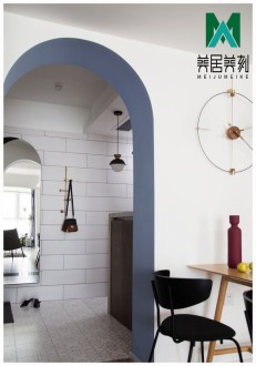 濱湖陽光里時尚混搭客廳效果圖