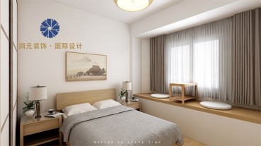 瓏熙莊園日式臥室效果圖