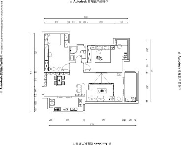 國(guó)貿(mào)花園(生產(chǎn)路)現(xiàn)代輕奢戶型圖效果圖