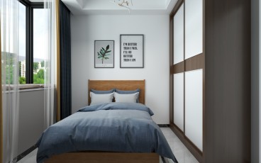 優山美地小區停車場(出入口)現代簡約臥室效果圖