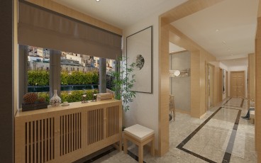 裕龍花園日式客廳效果圖