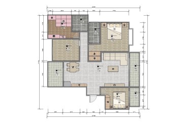 中?！び芭_現(xiàn)代簡約戶型圖效果圖