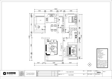 中建長清湖知園(北門)現(xiàn)代簡約戶型圖效果圖