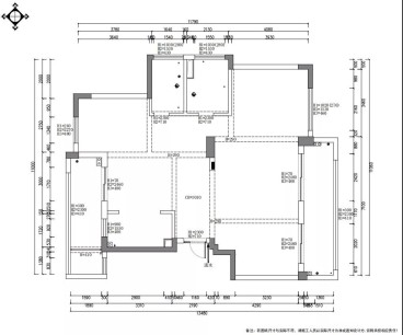130㎡LDK一體，全景通透+中西雙廚，每1㎡都是腔調(diào)！現(xiàn)代簡約戶型圖效果圖