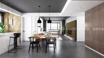 報(bào)業(yè)文苑工業(yè)風(fēng)餐廳效果圖