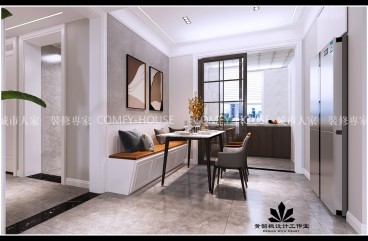 西城·濟(jì)水上苑現(xiàn)代輕奢客廳效果圖