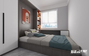 建投紫云東(建設中)現代輕奢臥室效果圖