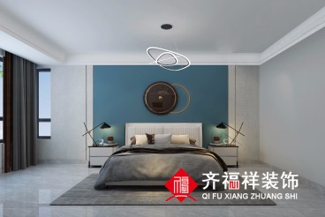 建業(yè)春天里現(xiàn)代輕奢臥室效果圖