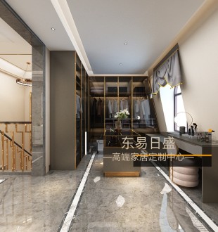 金色世家(5號(hào)門)現(xiàn)代輕奢客廳效果圖