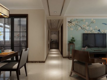 龍湖春江酈城新中式餐廳效果圖