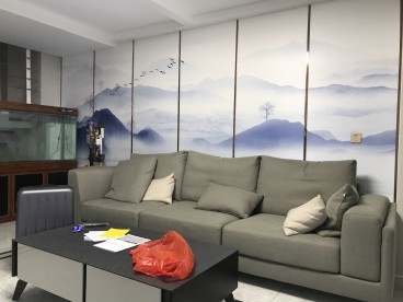 信旺·華府駿苑新中式客廳效果圖
