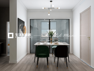 天一·蘭悅公館現代輕奢餐廳效果圖