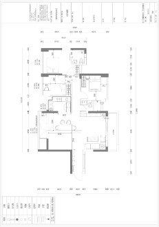 嘉湖君悅北歐戶型圖效果圖