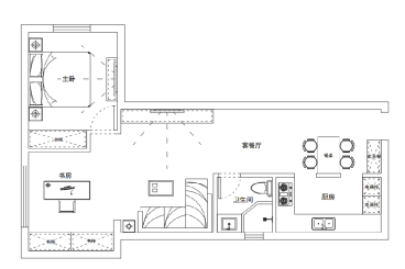 簡歐戶型圖效果圖