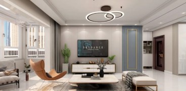 城開景悅(北門)現(xiàn)代簡約背景墻效果圖