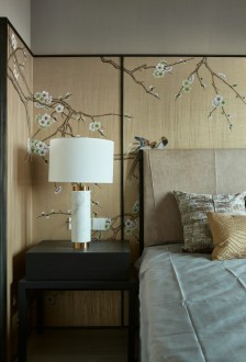 開維生態(tài)城新中式臥室效果圖