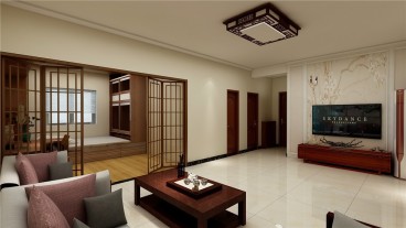 金河家園新中式餐廳效果圖
