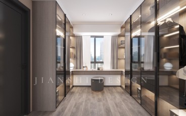 碧桂園·紫龍府現(xiàn)代簡(jiǎn)約臥室效果圖